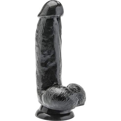 ToyJoy Лепяща се пенис отливка "get real black" 17 см