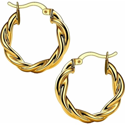 Zlaton Náušnice žluté zlato kruhy 2.3cm 3g N12092500895