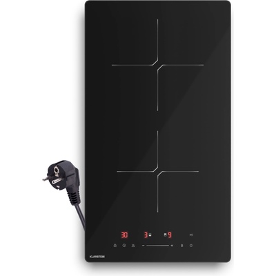 Индукционен плот PowerGlide | Модерен, компактен и мощен | 2 зони за готвене | 3500 W | 30 см (AI210-A35E0-S03P00) (AI210-A35E0-S03P00)