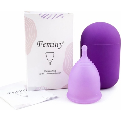 Feminy Sada Menštruačný kalíšok + sterilizér Barva Fialová Velikost S