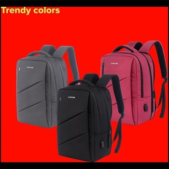 Canyon BPE-5, batoh pre 15,6´´ notebook, 22l, vodeodolný, 7 vreciek, USB-A nabíjací port, šedý CNS-BPE5GY1
