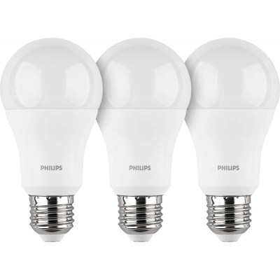 Philips LED 14W/100W 1521lm A67 E27 4000K CW FR ND 3-set