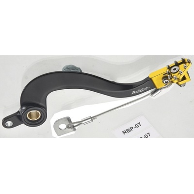 ACCEL páka nožní brzdy SUZUKI RMZ 250 07-16 barva zlatá