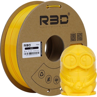 R3D PETG Yellow - 1.75 mm / 1000 g (R3DC3004)