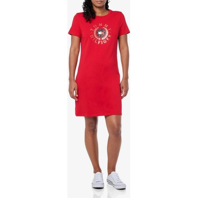 Tommy Hilfiger krátké dámské šaty na léto červené