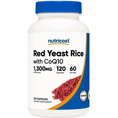Nutricost Red Yeast Rice with CoQ10, 1300 mg, 120 капсули, Nutricost (67379 (443101) NC)