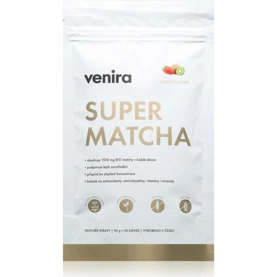 Venira Super Matcha matcha prášok príchuť Strawberry-Kiwi 90 g