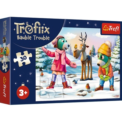 Trefl - Puzzle Christmas Time with Trefliks - 1 - 39 piese