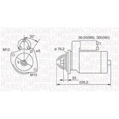 Startér MAGNETI MARELLI 063721067010