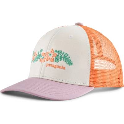 Patagonia Детска шапка с козирка Patagonia Kid's Trucker Hat Cap - Friend Lei: White - размер One Size (204-1695-6511)