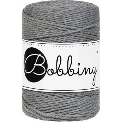 Bobbiny Macrame rope 3PLY - (1,5mm) Bobbiny - Macrame rope 3PLY - (1,5mm): Stone grey