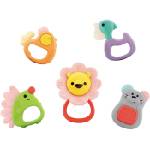 Hola Toys Комплект бебешки гризалки Hola Toys - Горски животни, 5 броя (110368)