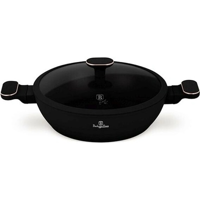 Berlingerhaus Pánev hluboká s titanovým povrchem a poklicí 28 cm Black Rose Collection LP-BH-250