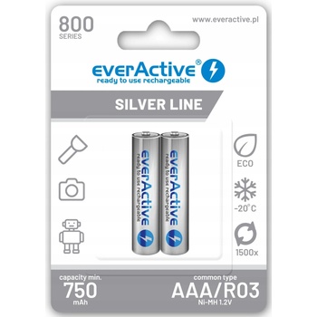 EverActive Silver Line AAA 800 mAh 2ks EVHRL03-800