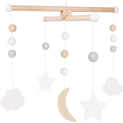 JaBaDaBaDo Jabadabado: Дървена висяща играчка - Облачета (JB-T235)