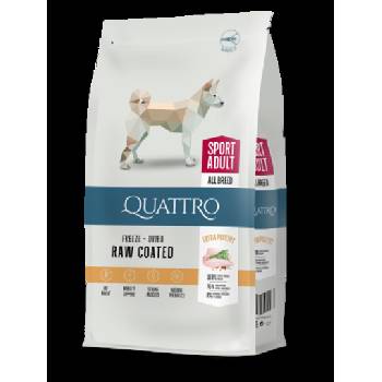 Quatro Sport Adult Poultry - Пълноценна суха храна за израснали активни кучета с птиче месо, 12 кг