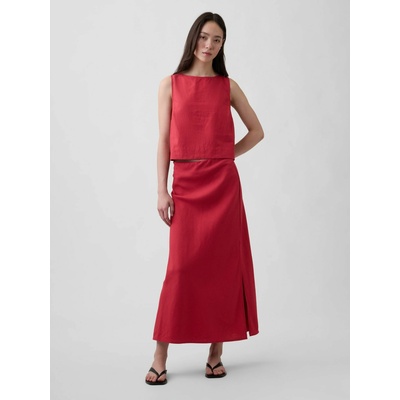 GAP Дълга ленена пола GAP GAP | Cherven | ЖЕНИ | XXS