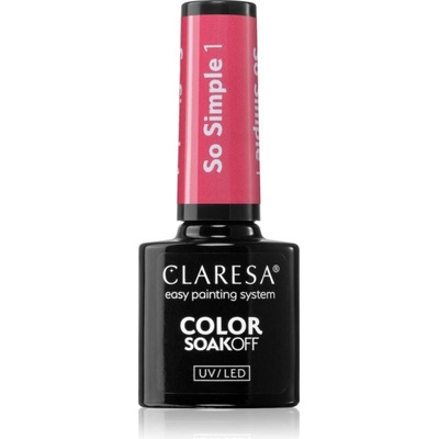 Claresa SoakOff UV/LED Color So Simple gélový lak na nechty odtieň 1 5 g