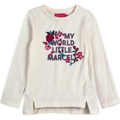 Dievčenské tričko Little Marcel My World biele
