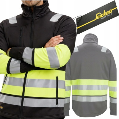 Snickers Workwear bunda BOZP REFLEXNÍ NA ZIP 8034 CZ-ŽLUTÁ