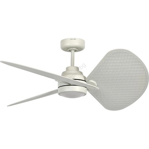 Lucci Air 21325449-LED с димер и вентилатор SABLE, 1xGX53/12W/230V, CCT (регулируема цветна температура), Ø 91, 5 см, кремав +ДУ (FAN00318)