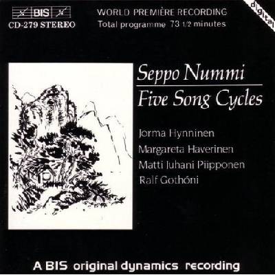 NUMMI,S. - 5 Song Cycles CD