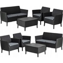 Keter Salemo 3 Seater Set grafit / sivá