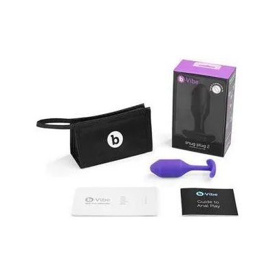 b-Vibe Анален разширител с тежест размер m, Лилав, 7750
