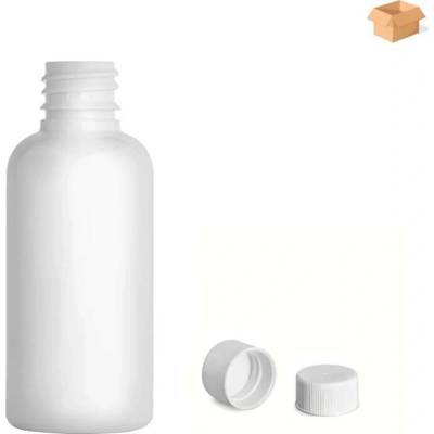 Via Plastová lahvička bílá s bílým uzávěrem 50 ml 800 ks