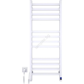 Navin Хавлиена лира за баня с термостат AVANGARD 459W/230V 120, 6 cm IP44 бяла, лява (NV0021)