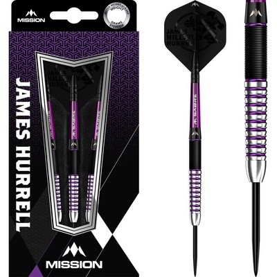 steel Mission James Hurrell Black PVD-Electro Purple 24g, 90% wolfram