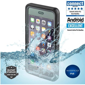 4smarts Rugged Case Active Pro STARK - ударо и водоустойчив калъф за iPhone 8 Plus, iPhone 7 Plus (черен)