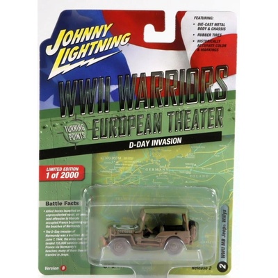 Johnny Lightning Jeep Willys MB European Theater 1:64
