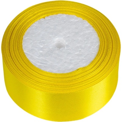 Bellatex Stuha saténová 40 mm/ 22,5 m Žlutá
