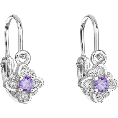 Pavona dětské visací se zirkonem fialová kytička 11175.3