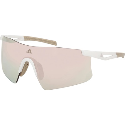 adidas eyewear Мъжки очила за колоездене Adidas eyewear Kaphiros Mirror S2 Running glasses - White / Brown Mirror - размер One Size (205-7208-0111)