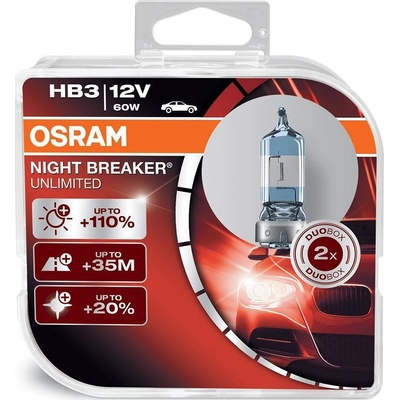 Osram Night Breaker Unlimited 9005NBU-HCB HB3 P20d 12V 60W