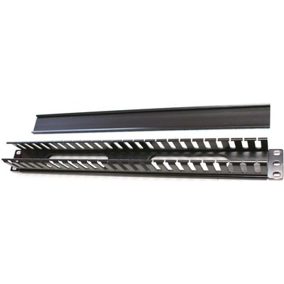 Vyvazovací panel Triton RAB-VP-X04-A1 Vyvazovací panel, optický, 19", 2U, jednostranná plastová lišta, černý RAB-VP-X04-A1 – Hledejceny.cz