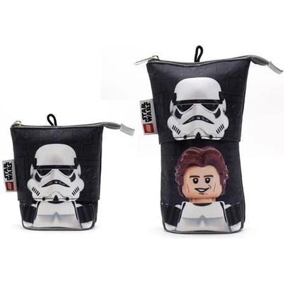 LEGO® Моливник, с цип, изскачащ, LEGO "Star Wars Stormtrooper/Han Solo", черен модел 53461 (53461)