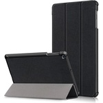 Gigapack Samsung Tab A 10.1 LTE (2019) GIGAPACK Tok стоящ, с кожен ефект FLIP, държач за настолен компютър, ЧЕРЕН GP-87892 (GP-87892)