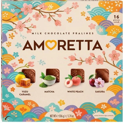 Mieszko Amoretta Japan Bonboniéra 106 g
