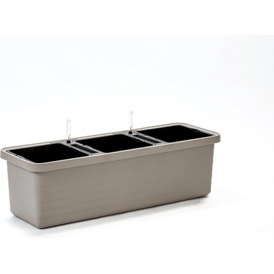 Plastia Samozavlažovací truhlík Berberis TRIO taupe 117 cm