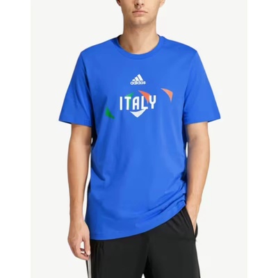 Adidas Italy Uefa Tee Blue