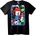 NOONEBRAND Тениска WOW Карикатурна Мишка - 2XL, Black