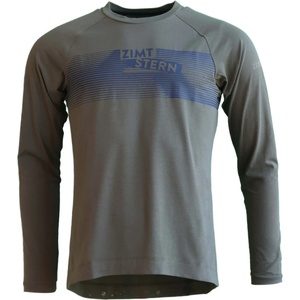 Zimtstern Мъжка фланелка с дълъг ръкав за колоездене Zimtstern Spunz Shirt L/S Cycling jersey - Dusty Olive (056-4130-0212)