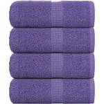 vidaXL Кърпи за пране FROGN 4 бр. лилави 30x30 см 360 г/м2 (136873)