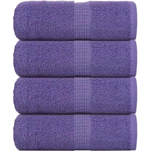 vidaXL Кърпи за пране FROGN 4 бр. лилави 30x30 см 360 г/м2 (136873)