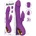 Action Fliper Triple Motor Vibrator with Thrusts & Double Pulsation Purple