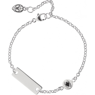 Disney Hravý stříbrný náramek Spider Man Marvel BS00071RL-55.CS