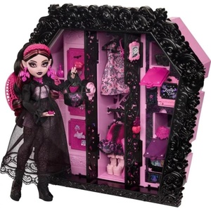 Mattel Monster High Skulltimate Secrets Ultimate Skulltimate Playset с кукла Дракулаура (25JMG63)